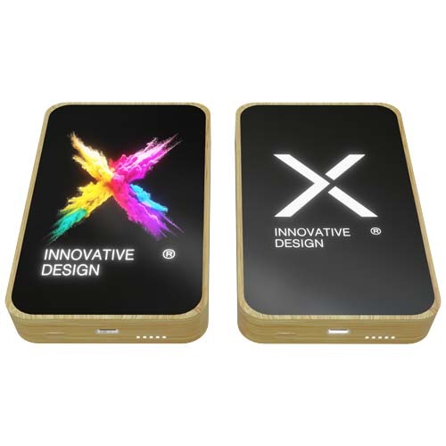 Power bank MagSafe in legno da 5000 mAh e 15 W SCX.design P26 - 1PX202