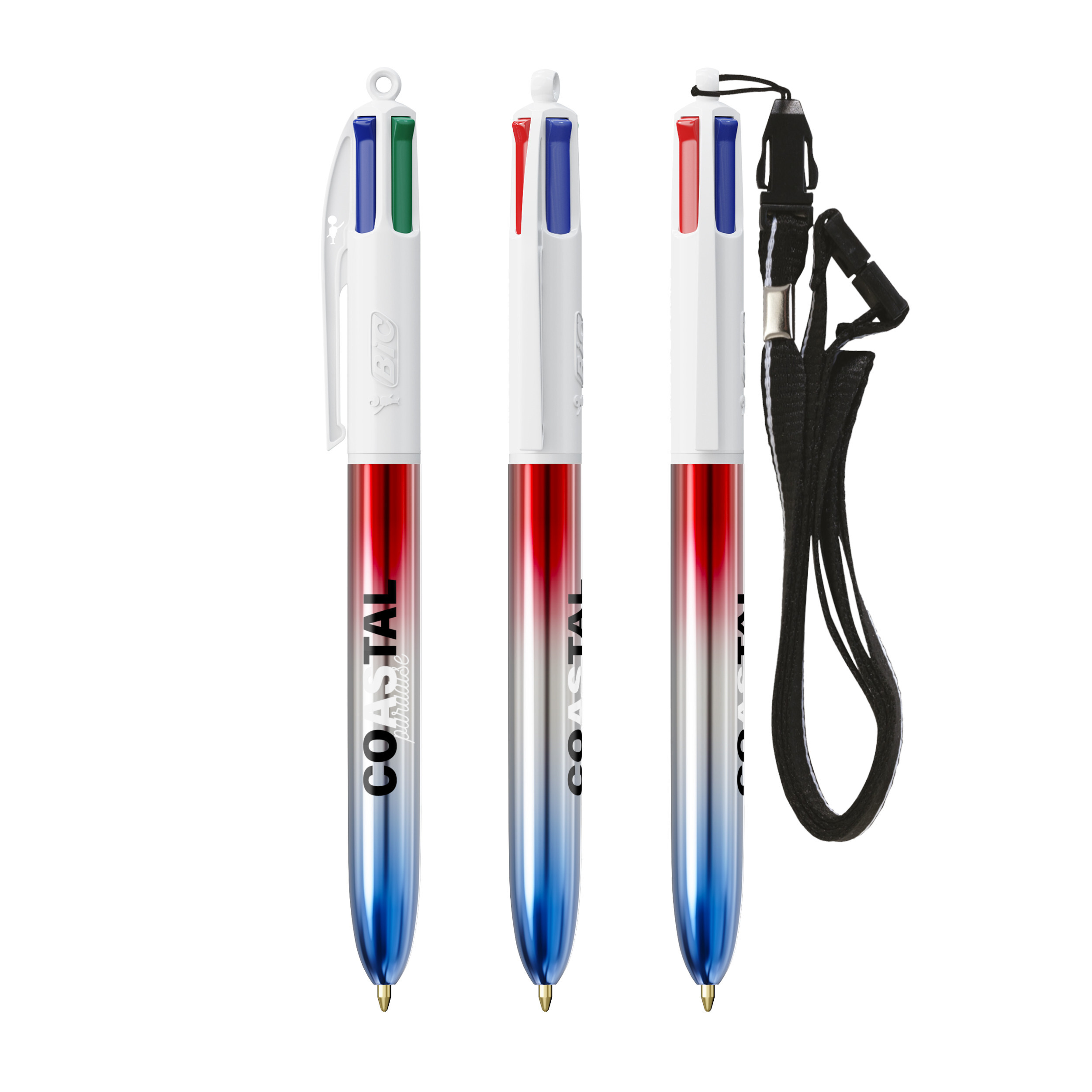 Collezione di bandiere BIC® 4 Colours® + cordino - 3460001068