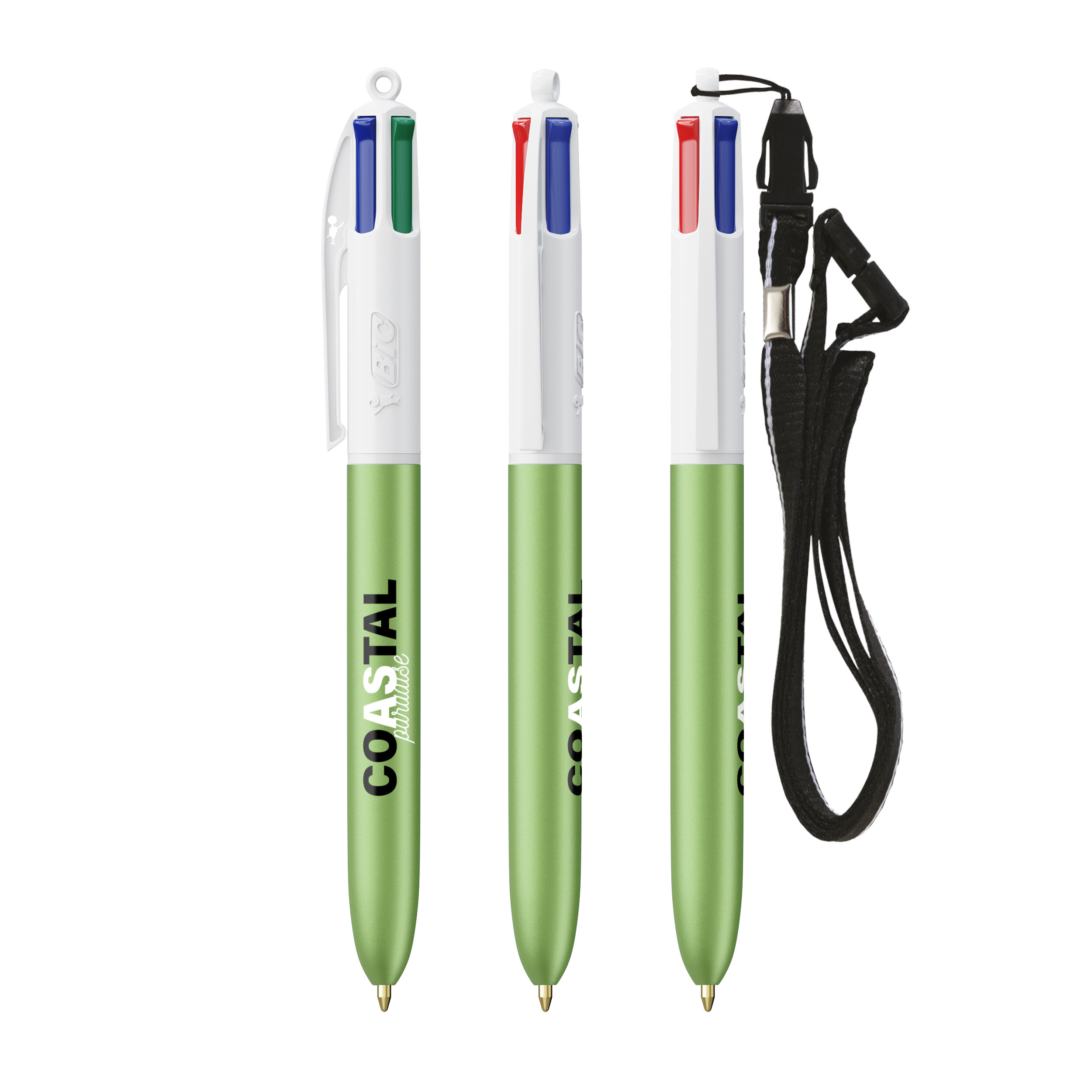 BIC® 4 Colori Glacé con cordino - 3460001058