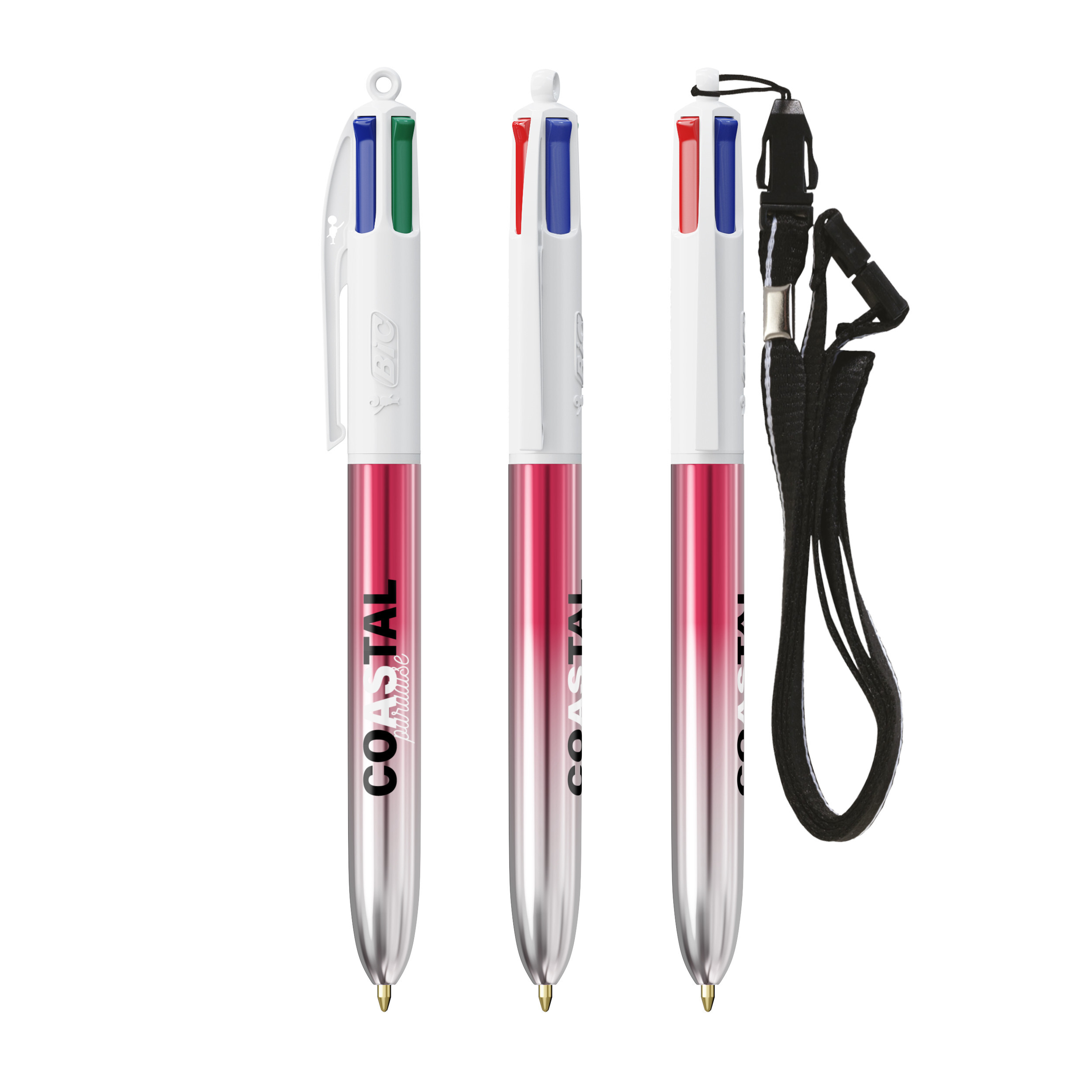 BIC® 4 Colours® Bicolore + cordino - 3460001076