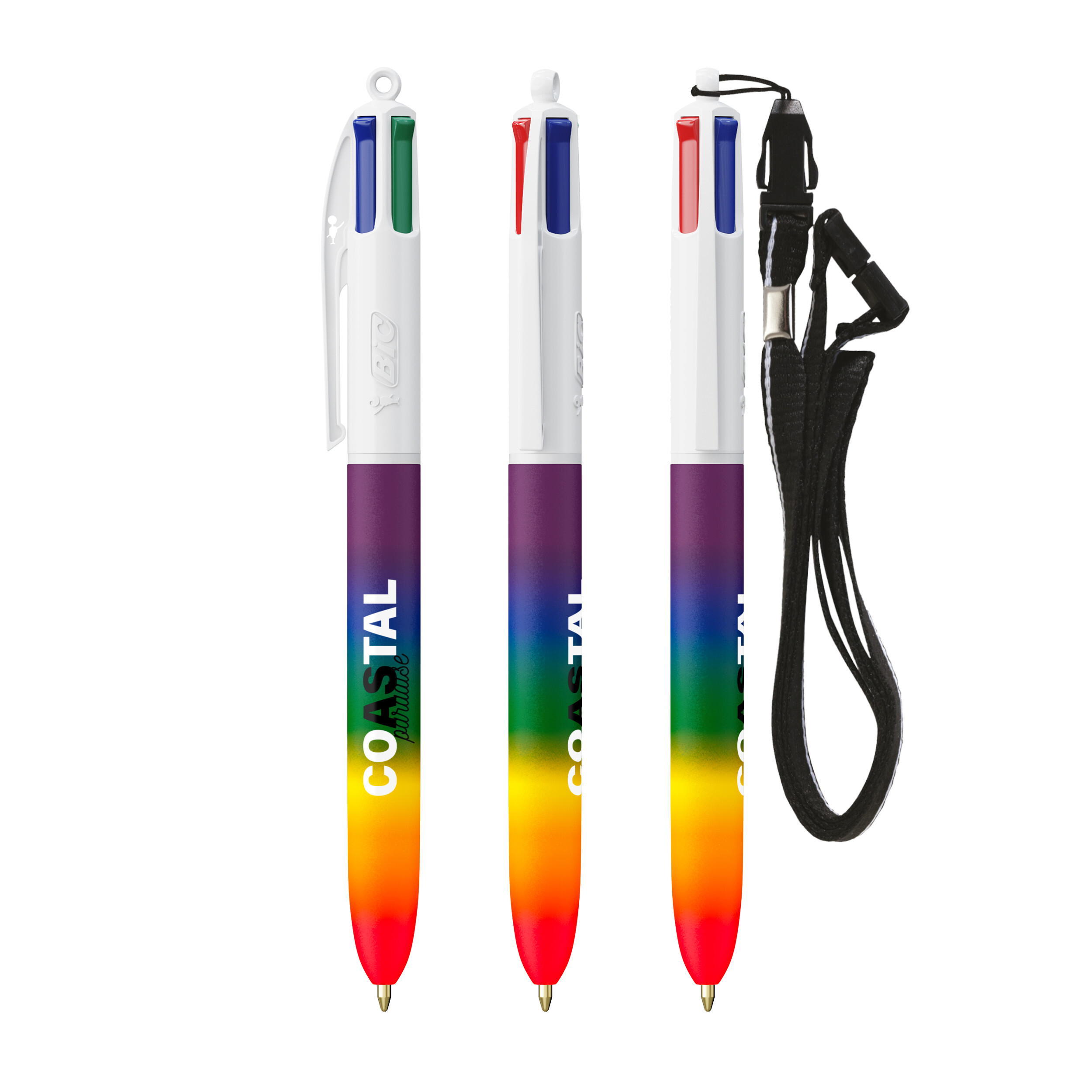 BIC&reg; 4 Colours&reg; Rainbow Decor + lanyard - 3460001124