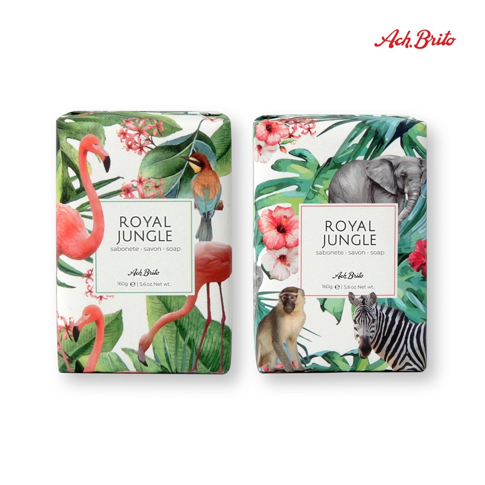 ROYAL JUNGLE. Saponette arricchite con argilla verde (160g) - 35609
