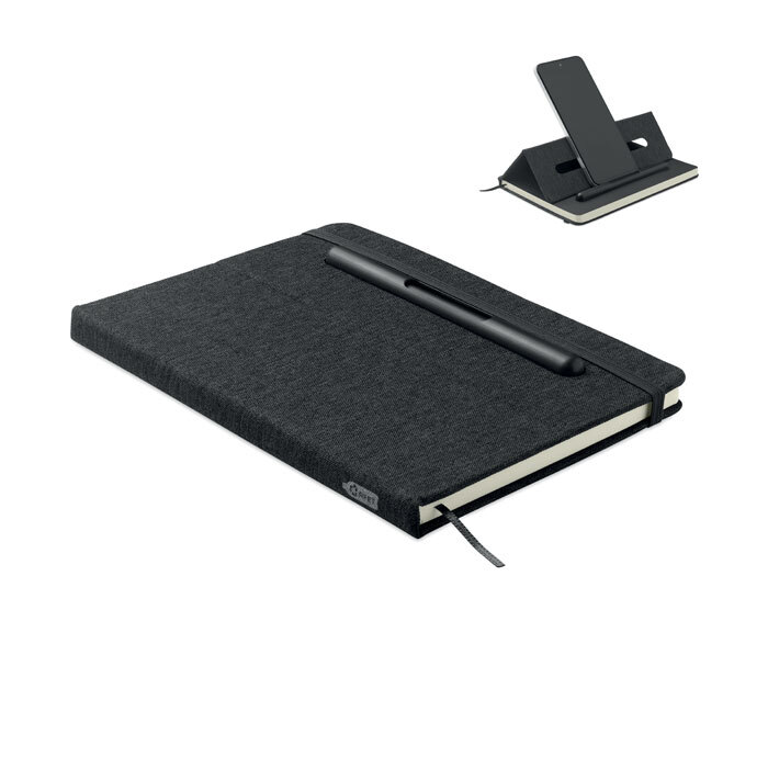 RINBOOK. Notebook A5 con porta telefono - MO2687