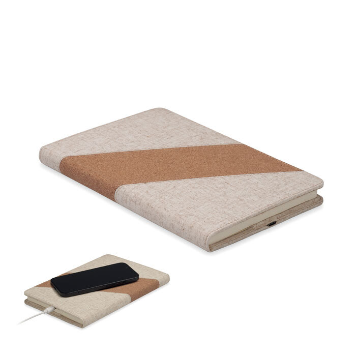CORTONA. Notebook A5 con caricatore da 1 - MO2734