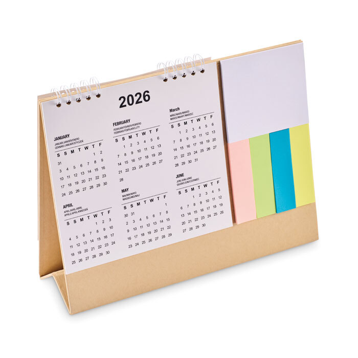 CALENDOO. Calendario da tavolo con memopad - MO2756