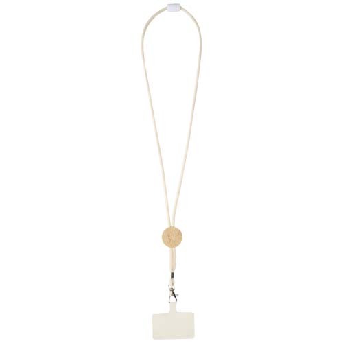 Lanyard per smartphone con dettagli in bamb&ugrave; Adhab - 124456