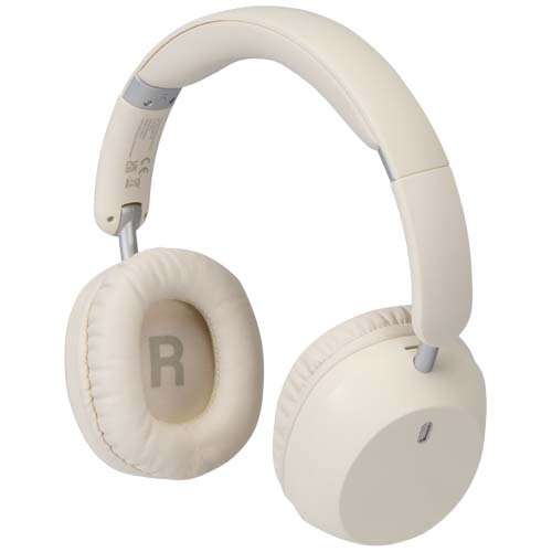 Cuffie over-ear pieghevoli in plastica riciclata con funzione ANC e ENC Hoggar - 124473