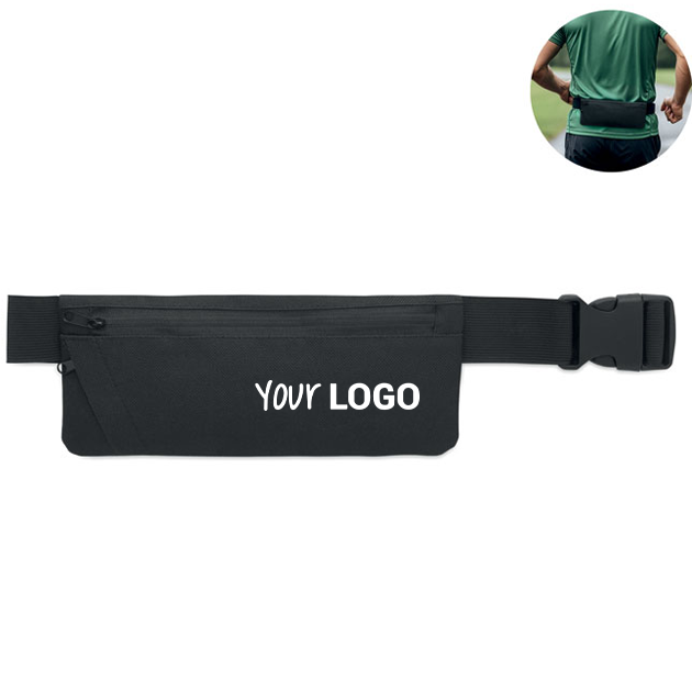 MODERATE. Marsupio sportivo 600D RPET - MO2945 personalizzabile