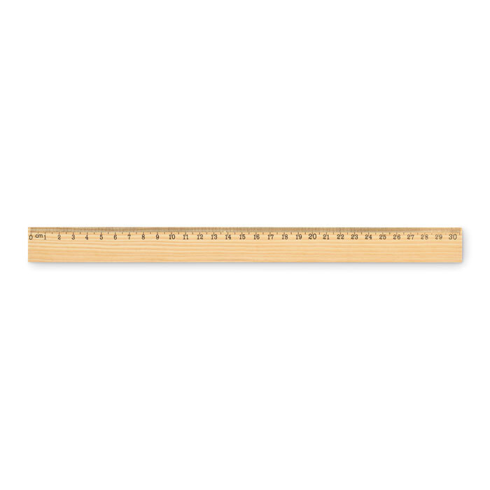 RULER30. Righello in legno 30 cm - MO2918
