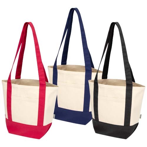 Tote bag mini in cotone riciclato certificato GRS da 320 g/m&sup2; Sam - 120800