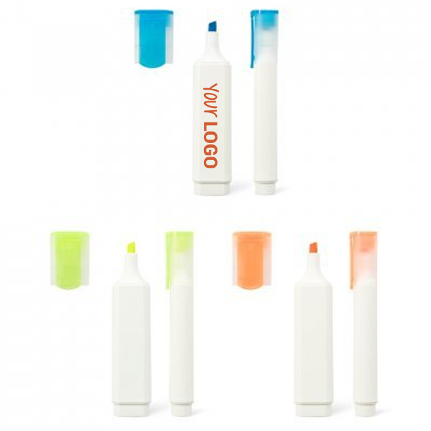 FLETCHER Evidenziatore PP con finitura lucida 91985 personalizzabili