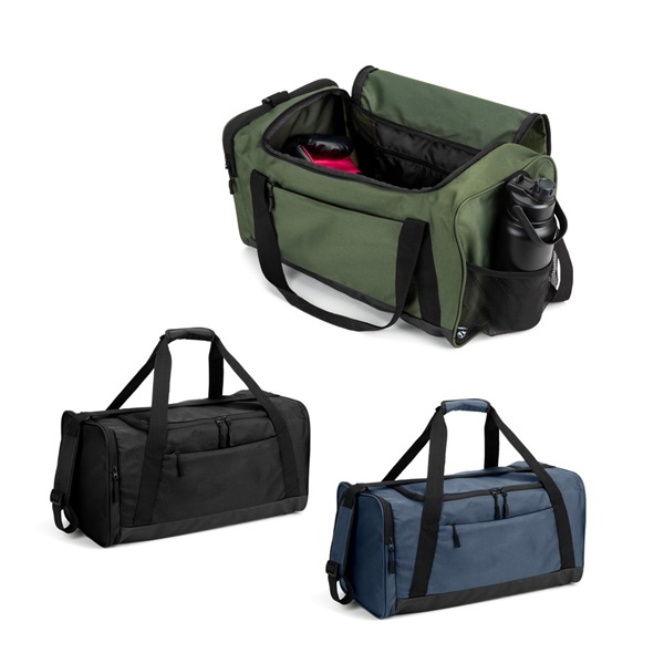 FARO. Borsa sportiva in cotone riciclato e poliestere riciclato (380 g/m&sup2;) - 92575