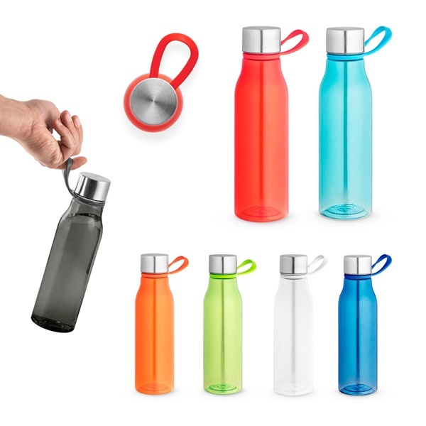 Eva Solo Borraccia 0,5 Litri In Plastica Senza BPA, Acciaio E Silicone, Colore Melograno, Design Danese