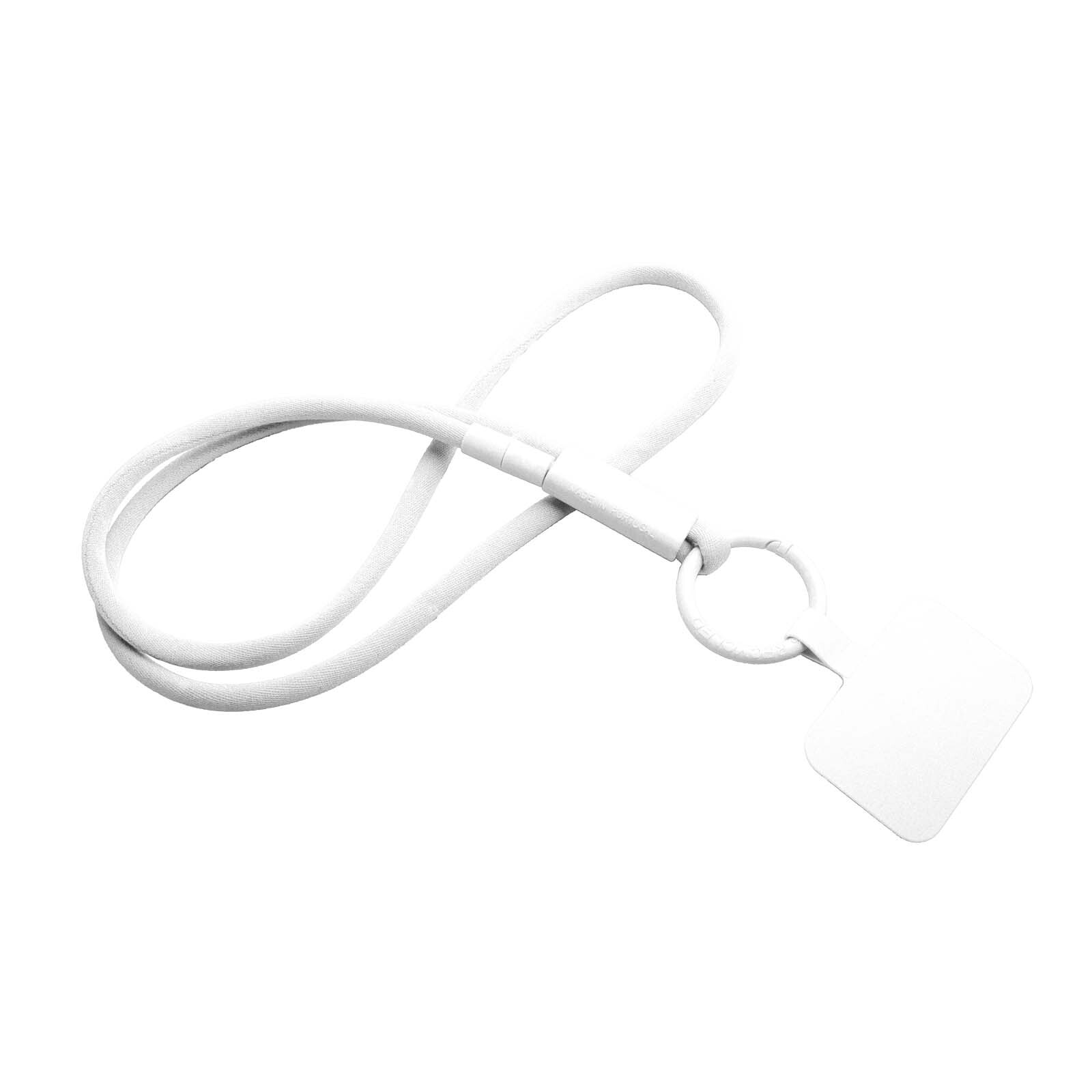 Lanyard con supporto per telefono e tubetto in plastica riciclata Tubyard - 1PI003
