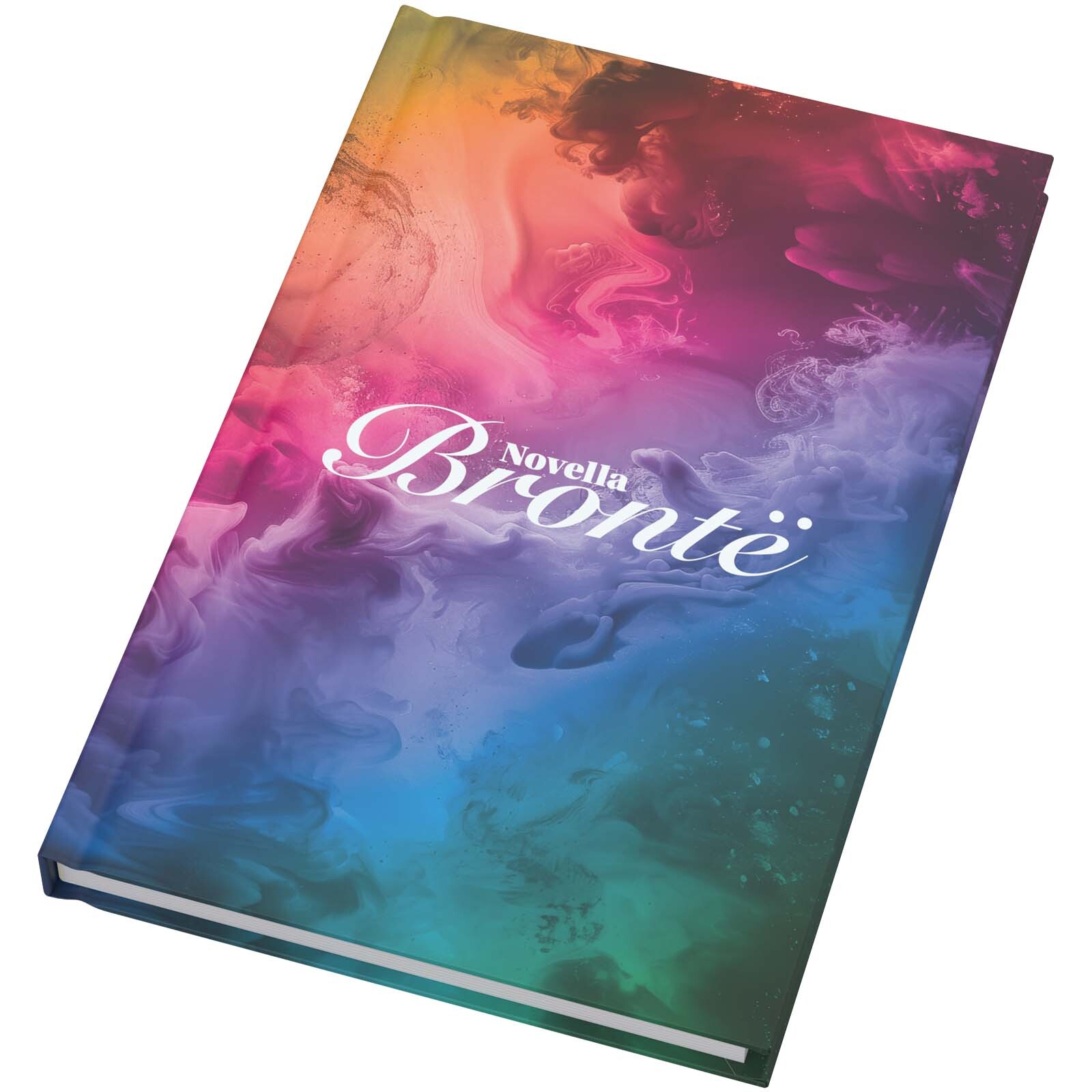 Blocco note formato A5 con copertina rigida opaca e 100 fogli Novella Bront&euml; - 210269