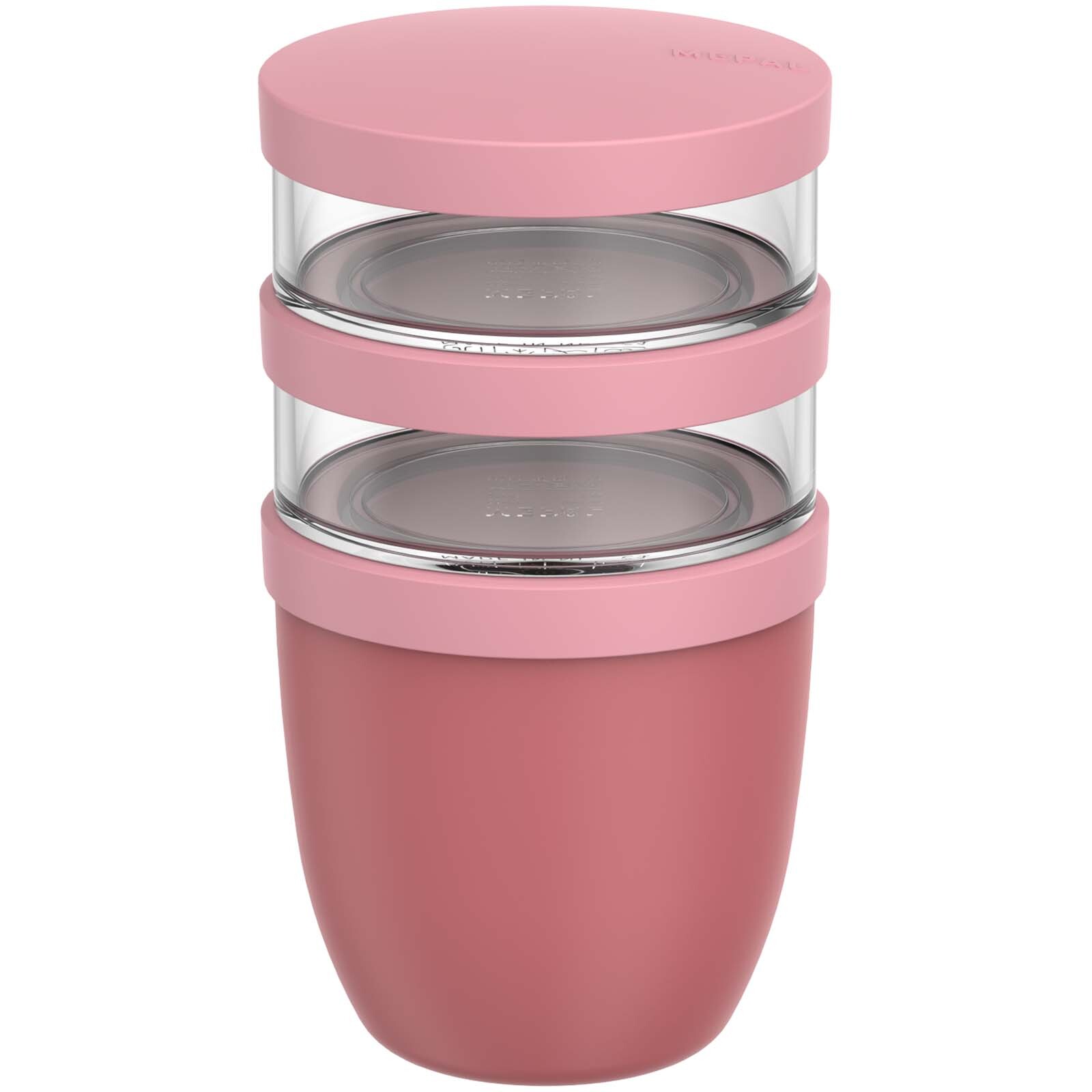 Portavivande composto da 3 pezzi da 500 ml + 2 da 200 ml Mepal Ellipse - 113143