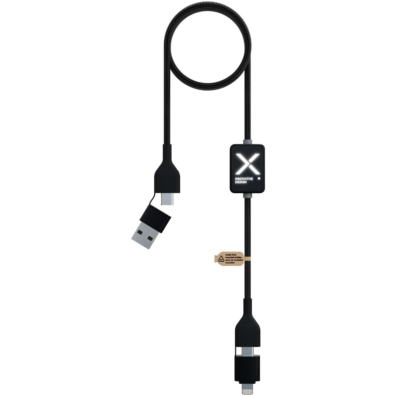 Cavo di ricarica con interruttore e logo luminoso da 60 W SCX.design C32 - 2PX212