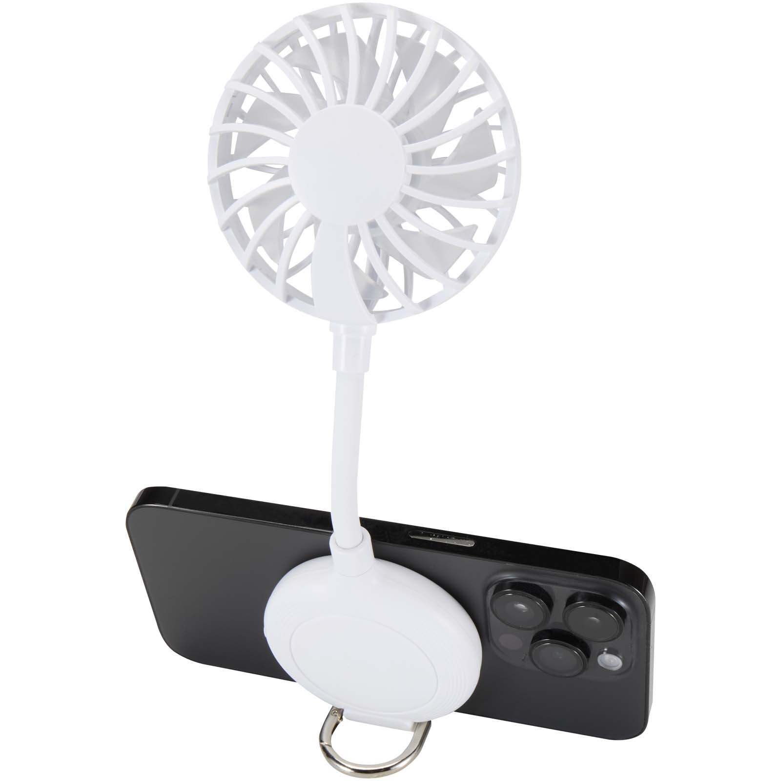 Ventilatore portatile magnetico in plastica riciclata Ventio - 124520