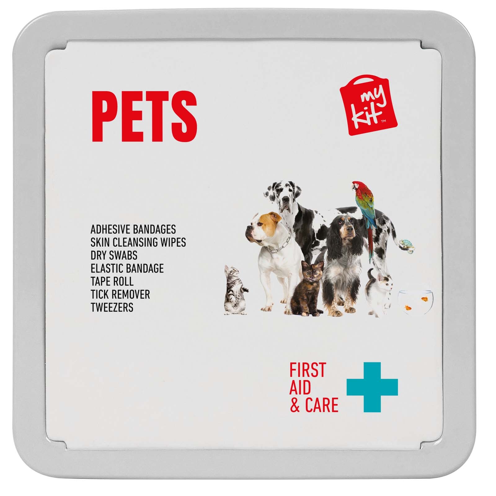 Kit di primo soccorso in scatola di latta per animali domestici MyKit - 1Z2633