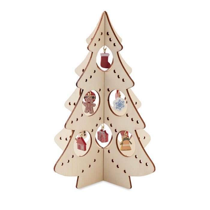 SILUETA. Albero di Natale in legno - CX1510