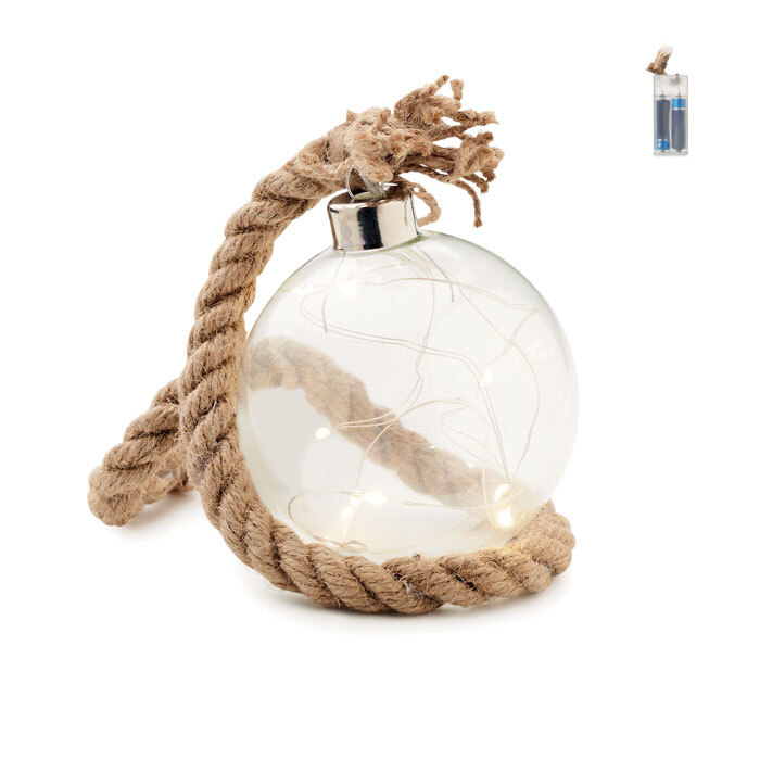 BAUBLI. Decorazione in vetro con LED - CX1514
