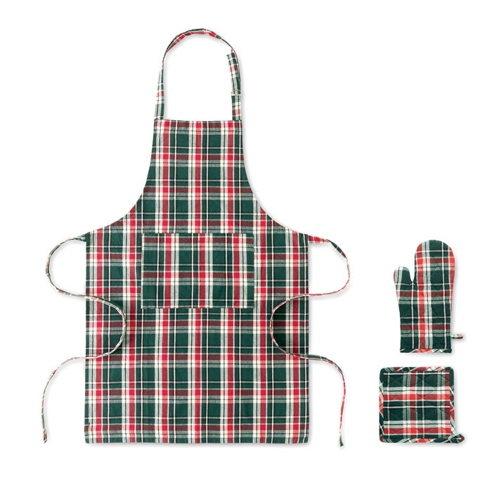 SANTAPRON. Set da cucina in cotone - CX1598