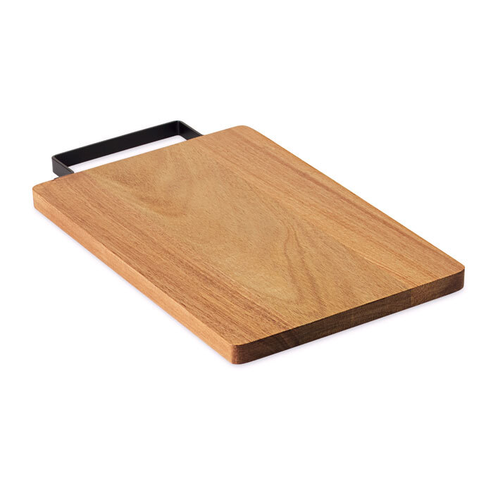 ASTA. Tagliere in acacia con manico - MO3165