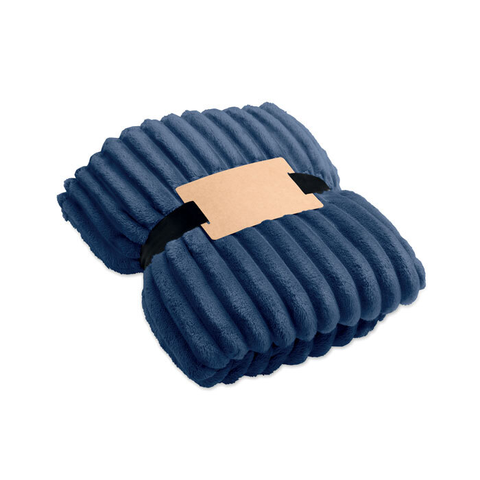 NIEVE. Coperta a righe in pile RPET - MO3184