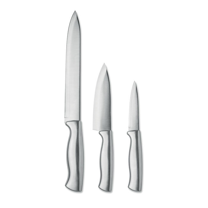 COCINERO. Set 3 coltelli in acciaio inox - MO3203