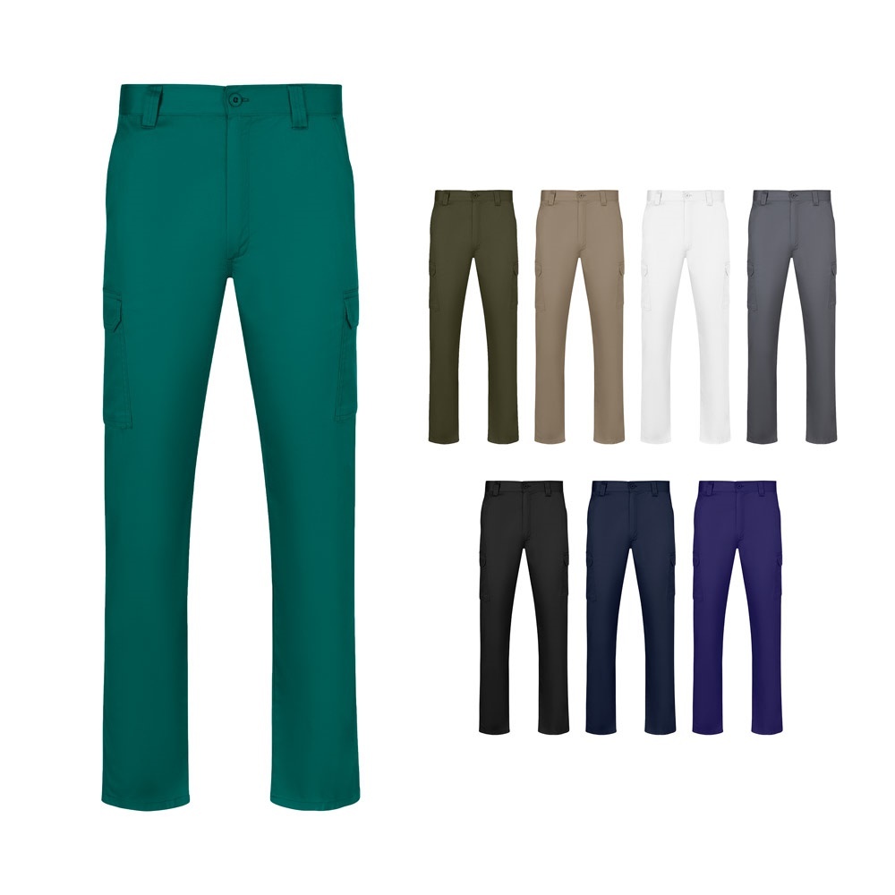 VL HERMES. Pantaloni con diverse tasche in twill (190 g/m&sup2;) - 36157