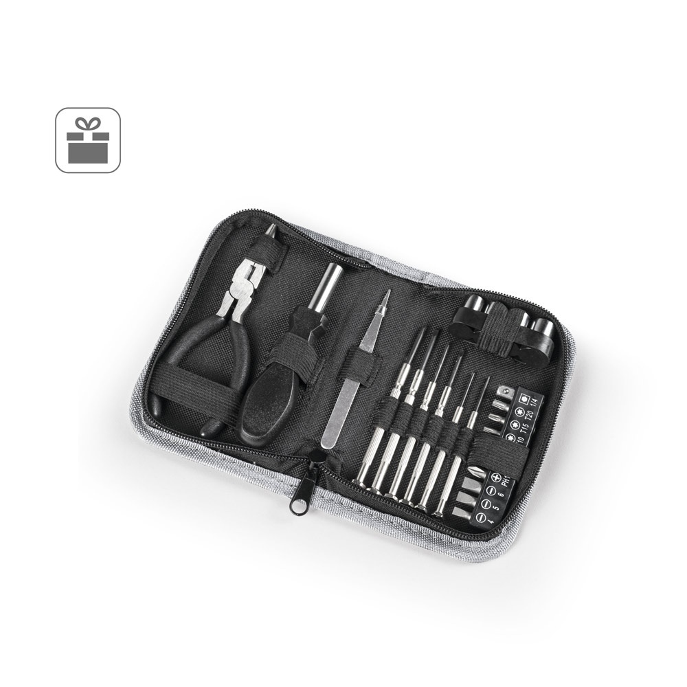 BESSEMER. Set di 24 utensili multifunzione in acciaio di carbonio - 98172