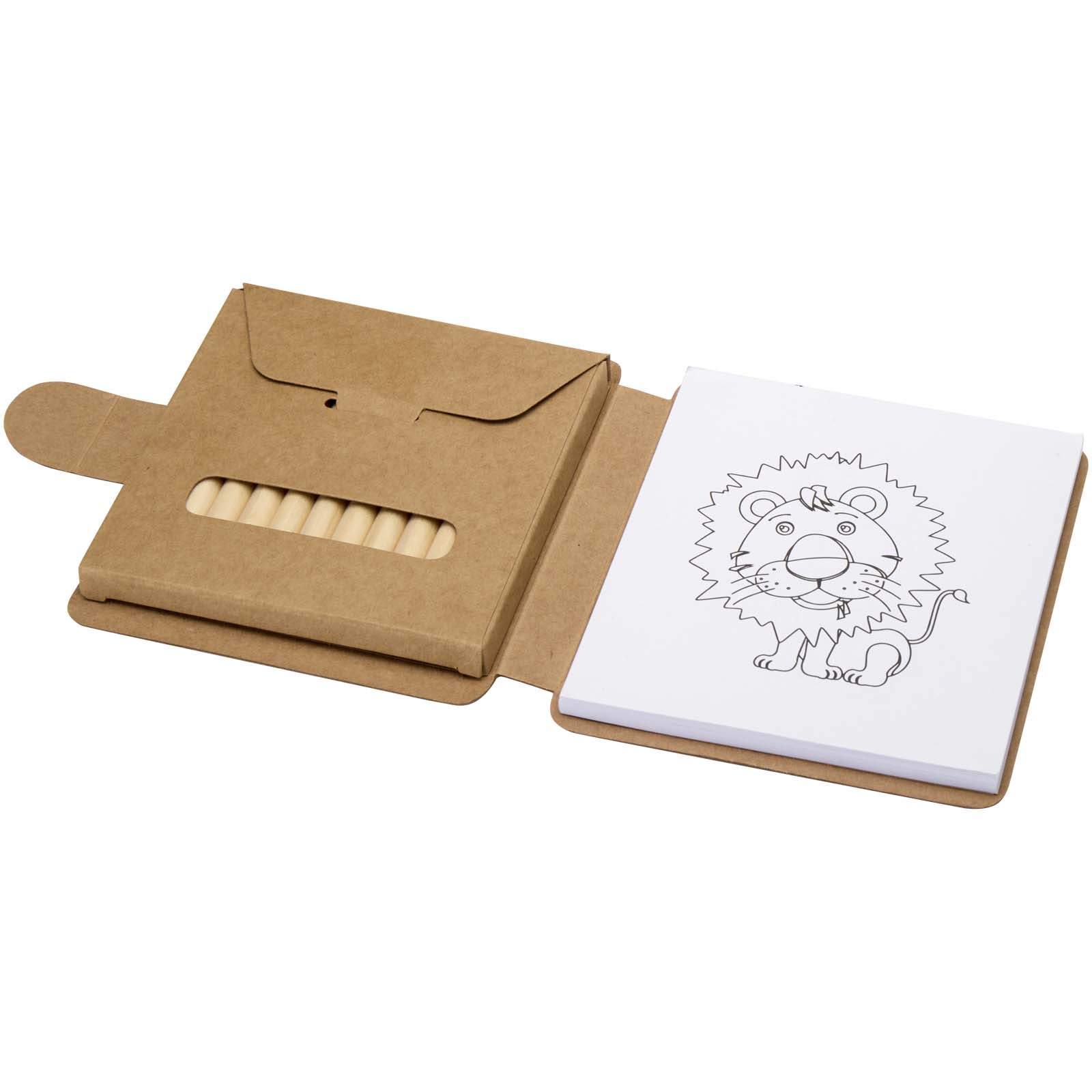 Set di blocchetto da disegno e matite Chroma - 107997