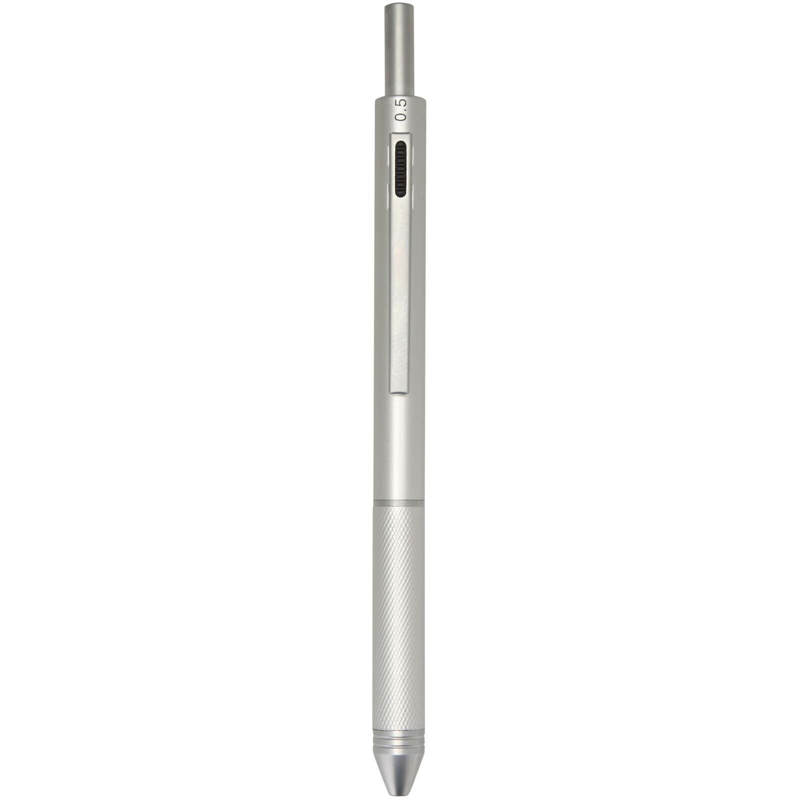 Penna a sfera 4 in 1 in acciaio inossidabile riciclato certificato RCS Tine - 106445