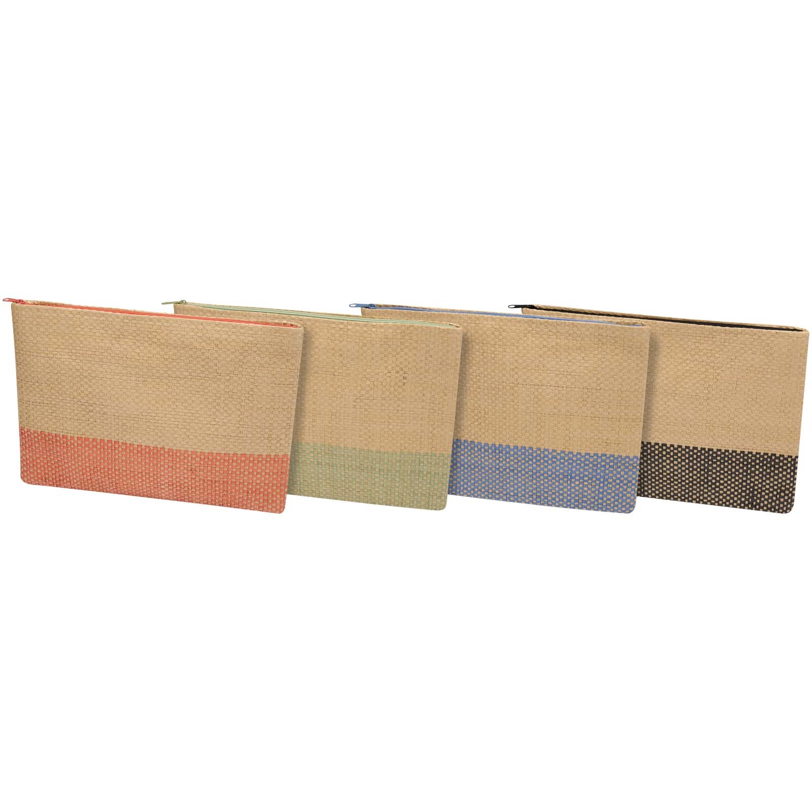 Pochette in carta paglia con cerniera Rythm - 3L - 130154
