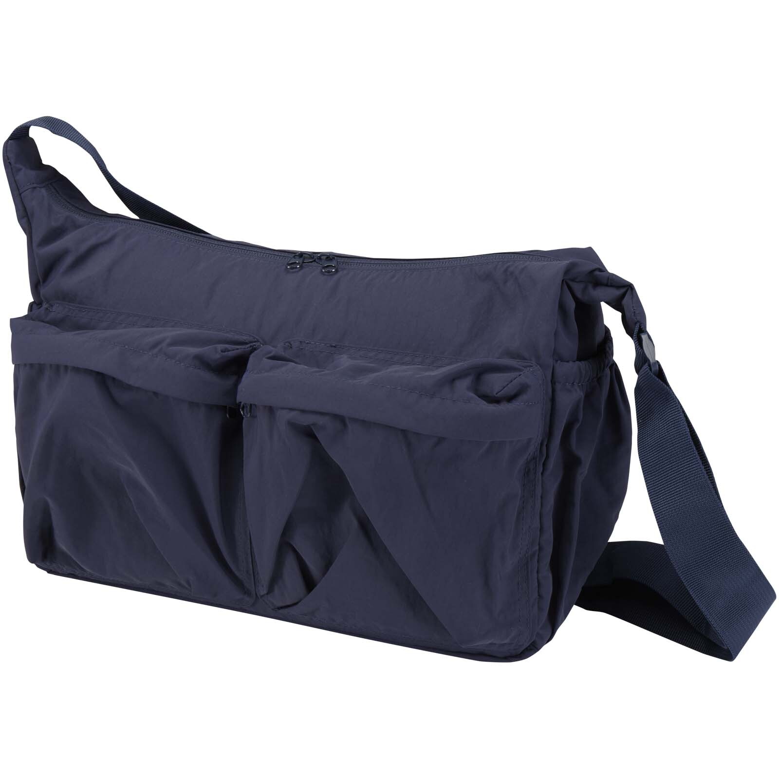 Borsa a tracolla per laptop da 13" in nylon riciclato GRS Calli - 120810