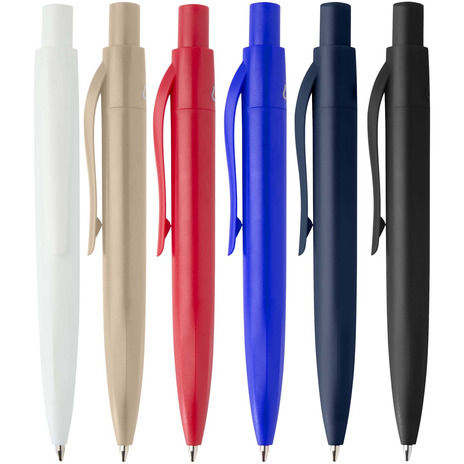 Mini penna a sfera in plastica riciclata Ramin (inchiostro blu) - 107338
