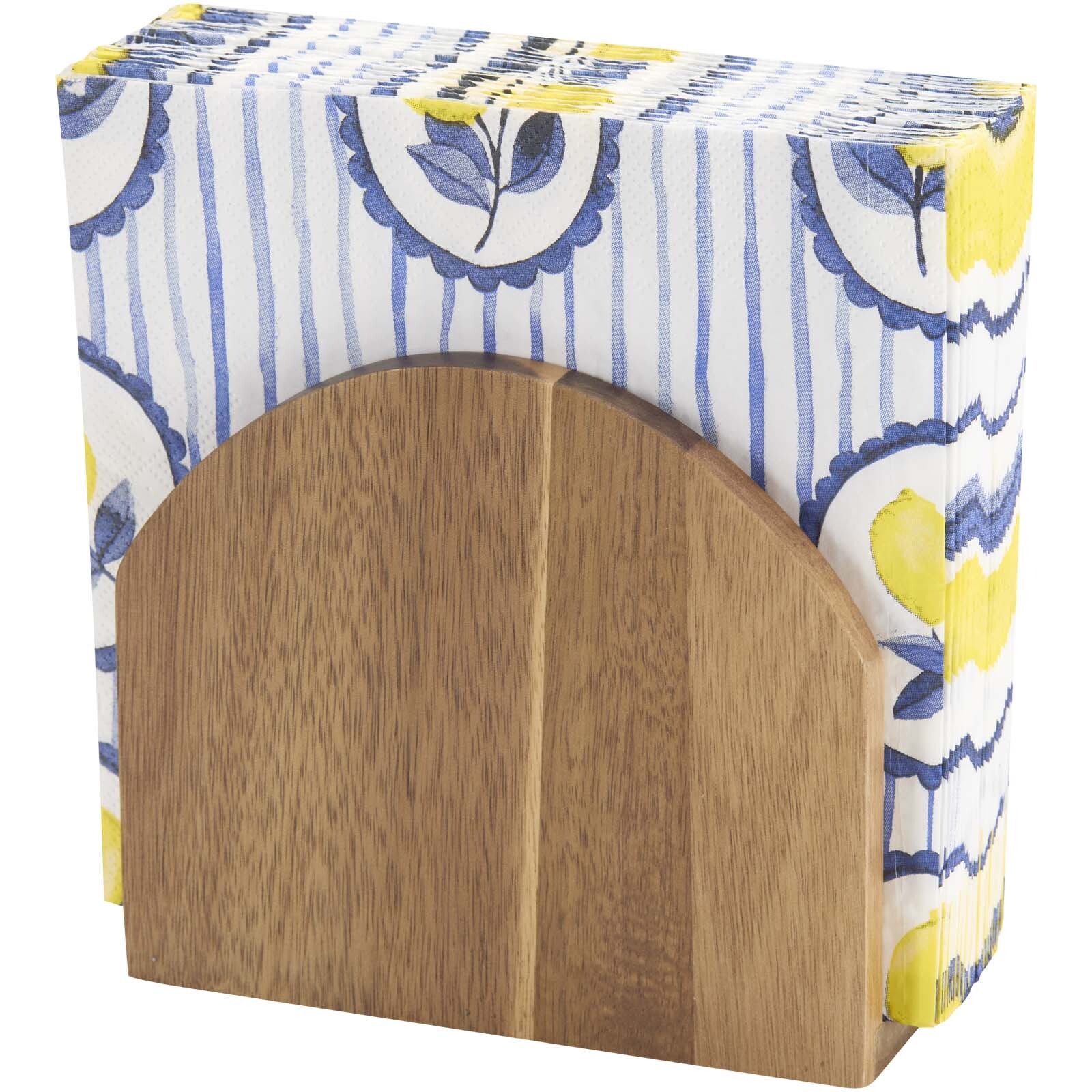 Portatovaglioli in legno di acacia Charm - 126511