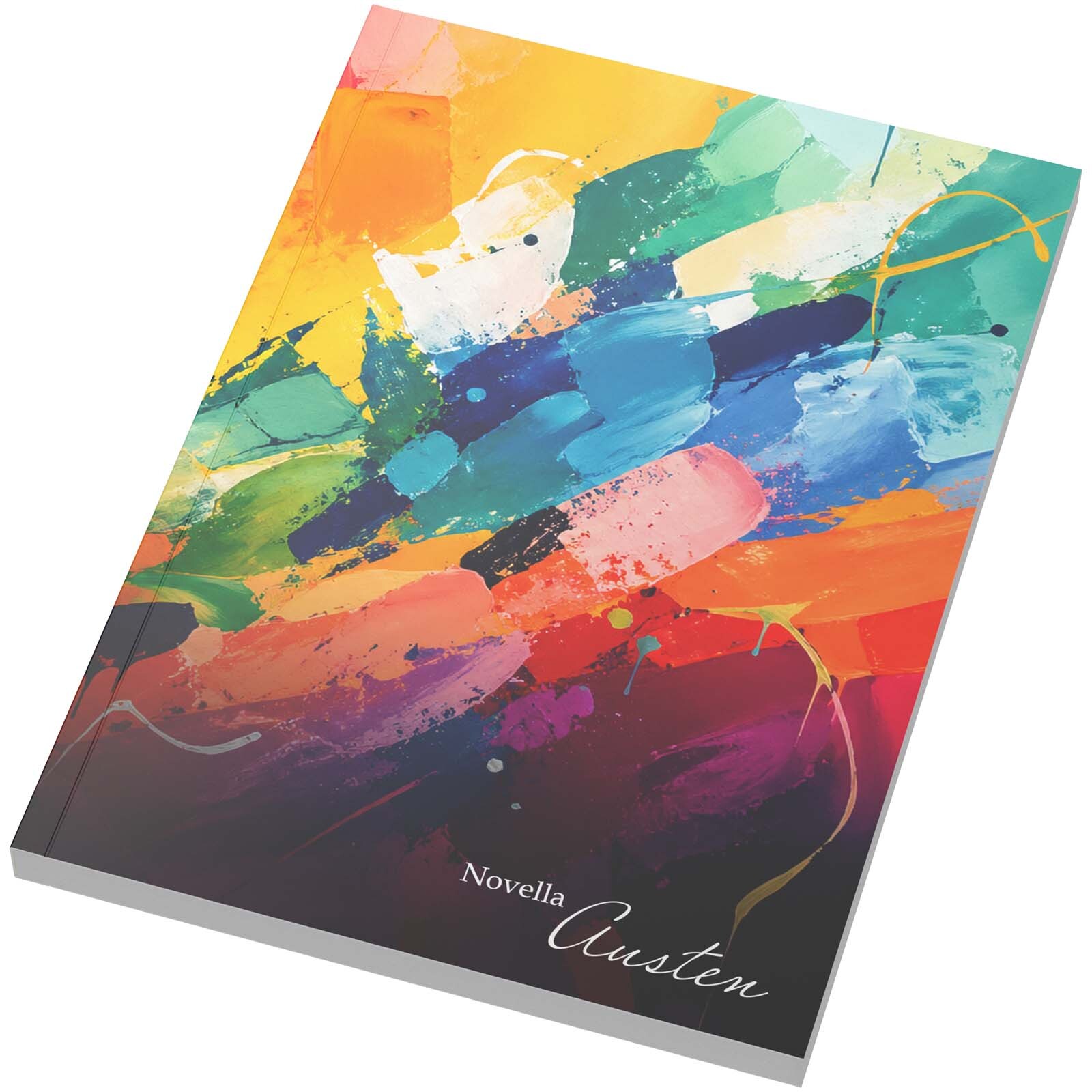 Taccuino Novella Austen in formato A5 con copertina morbida - 100 fogli a righe - 210908