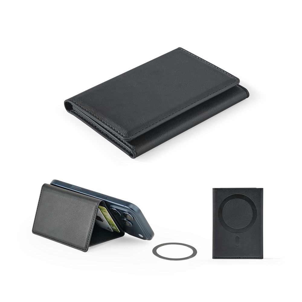 HARALD. Portafoglio magnetico in PU con grande capacit&agrave; e protezione RFID - 95127