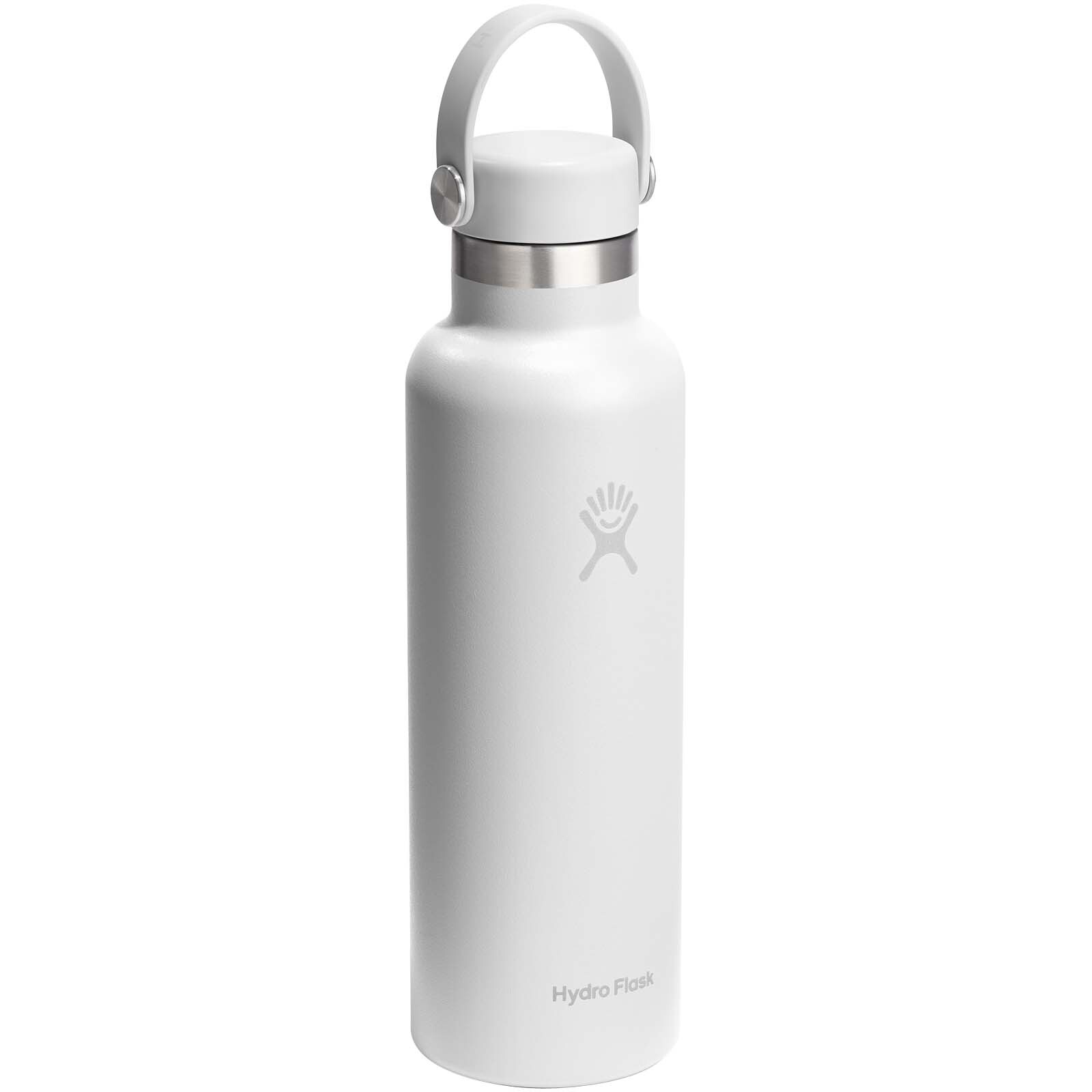 Borraccia Hydro Flask Standard Mouth da 621 ml in acciaio inossidabile con isolamento termico e tappo con cannuccia - 100989