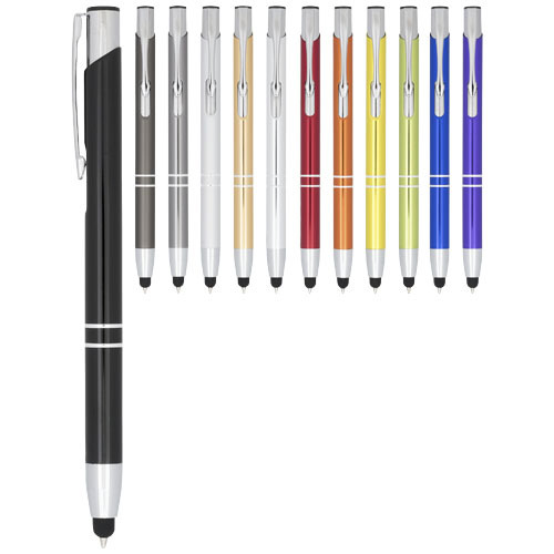 Penna a sfera metallica con stylus Moneta - 107298