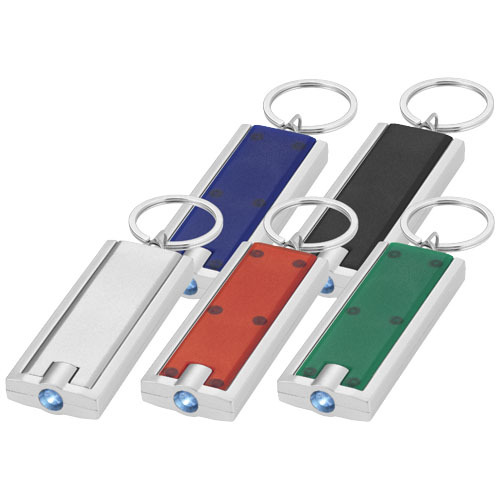 Portachiavi Castor con torcia a LED - 118012