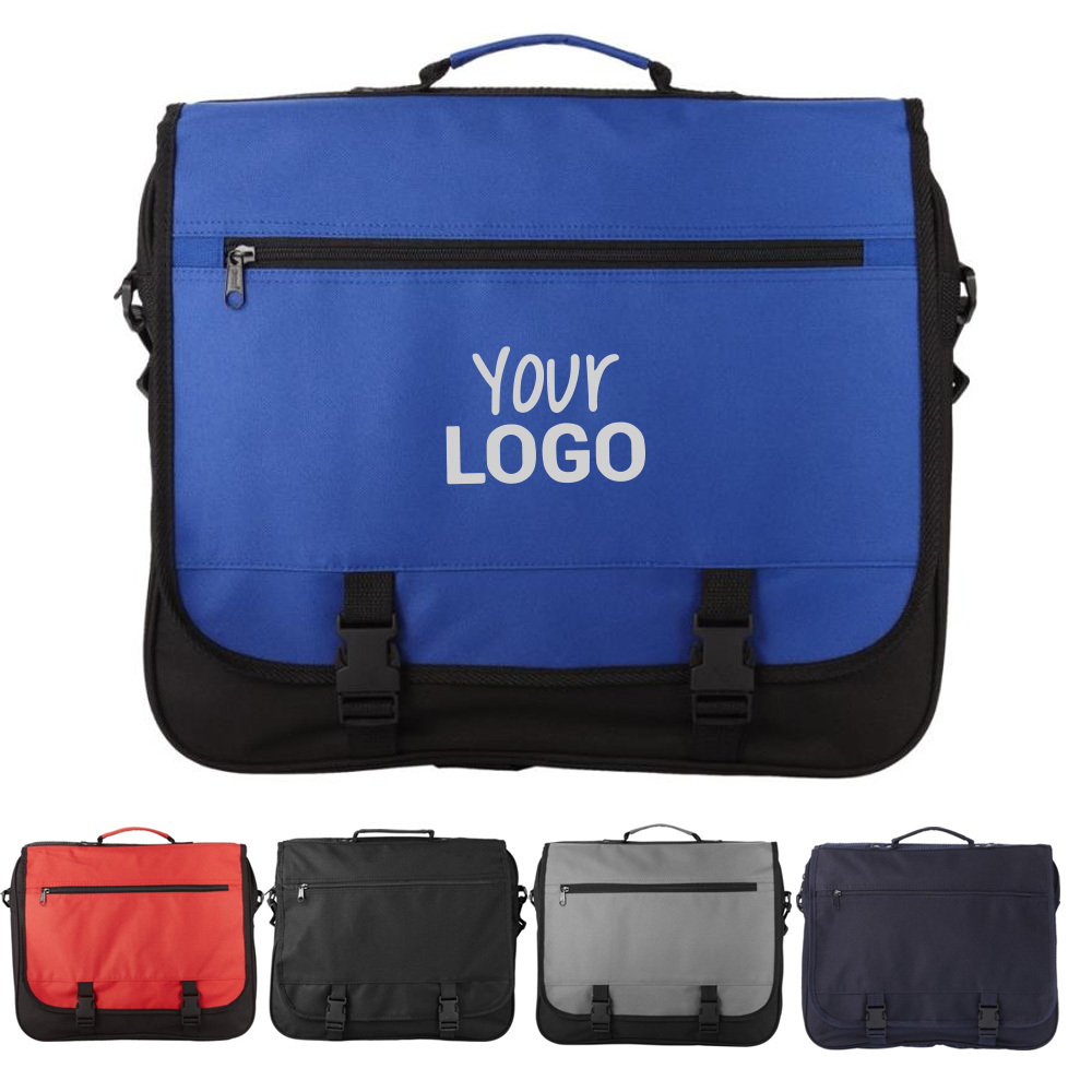 Borsa porta documenti personalizzabile con tracolla regolabile 