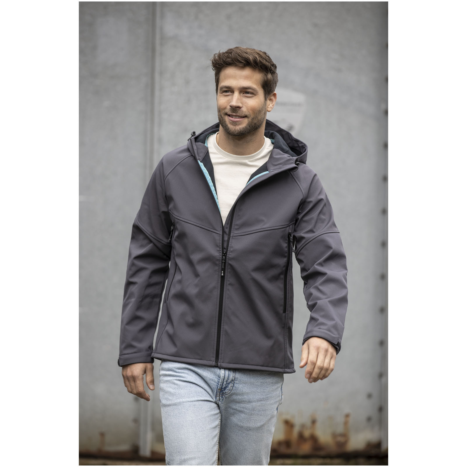 Giacca Coltan da uomo in softshell riciclato - 37504