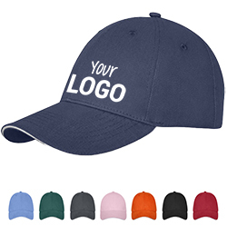 Cappellino Darton a 6 pannelli con visiera a sandwich - 38679