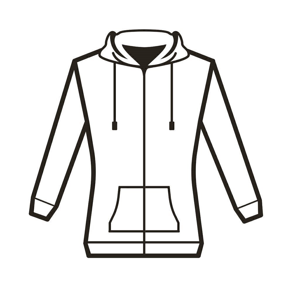 THC AMSTERDAM WOMEN WH. Felpa da donna con cappuccio e zip - 30257