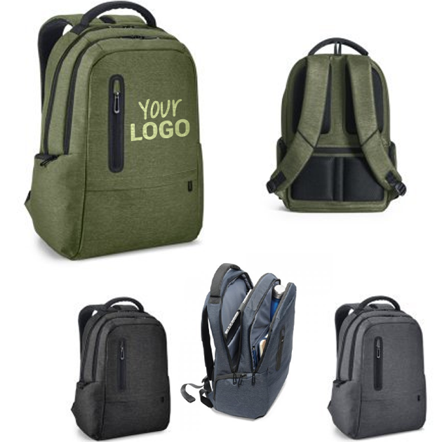 BOSTON. Zaino impermeabile porta PC 17'' in nylon 2 toni 92675 personalizzabile