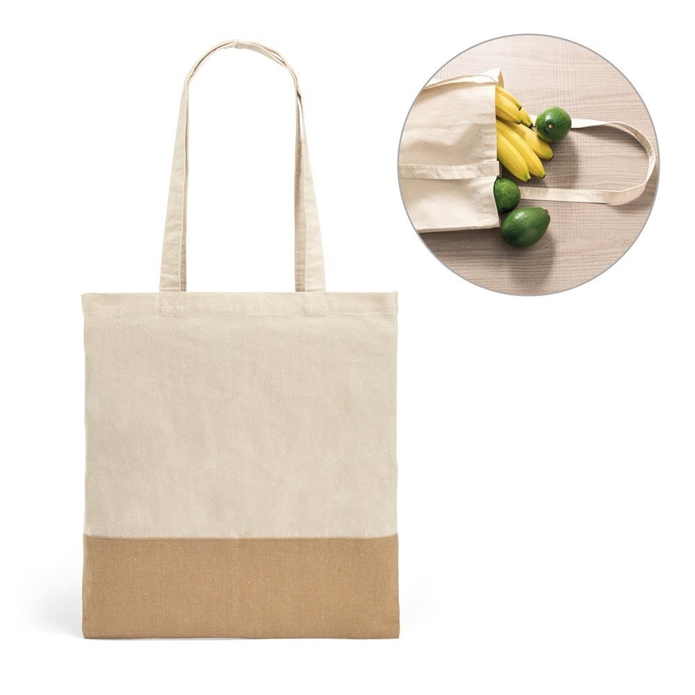 shopper in cotone Mercat personalizzata