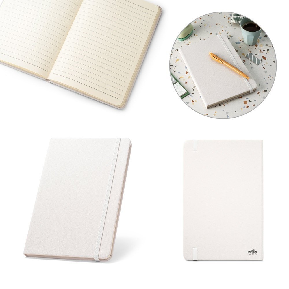 MONDRIAN. Block Notes A5 in rPET con trattamento antibatterico - 93577