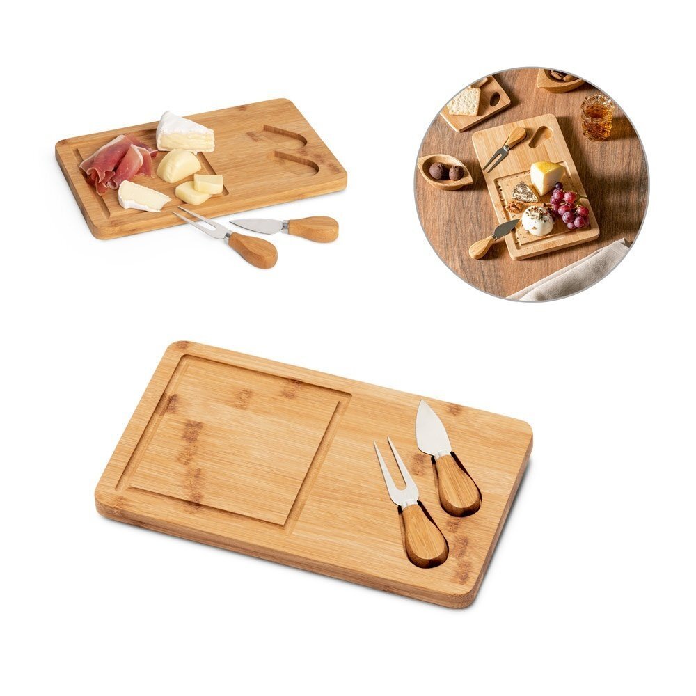 WOODS. Tagliere per formaggi in bambù - 93830